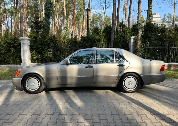 Mercedes-Benz Klasa S cena 77400 przebieg: 137000, rok produkcji 1992 z Warszawa małe 781